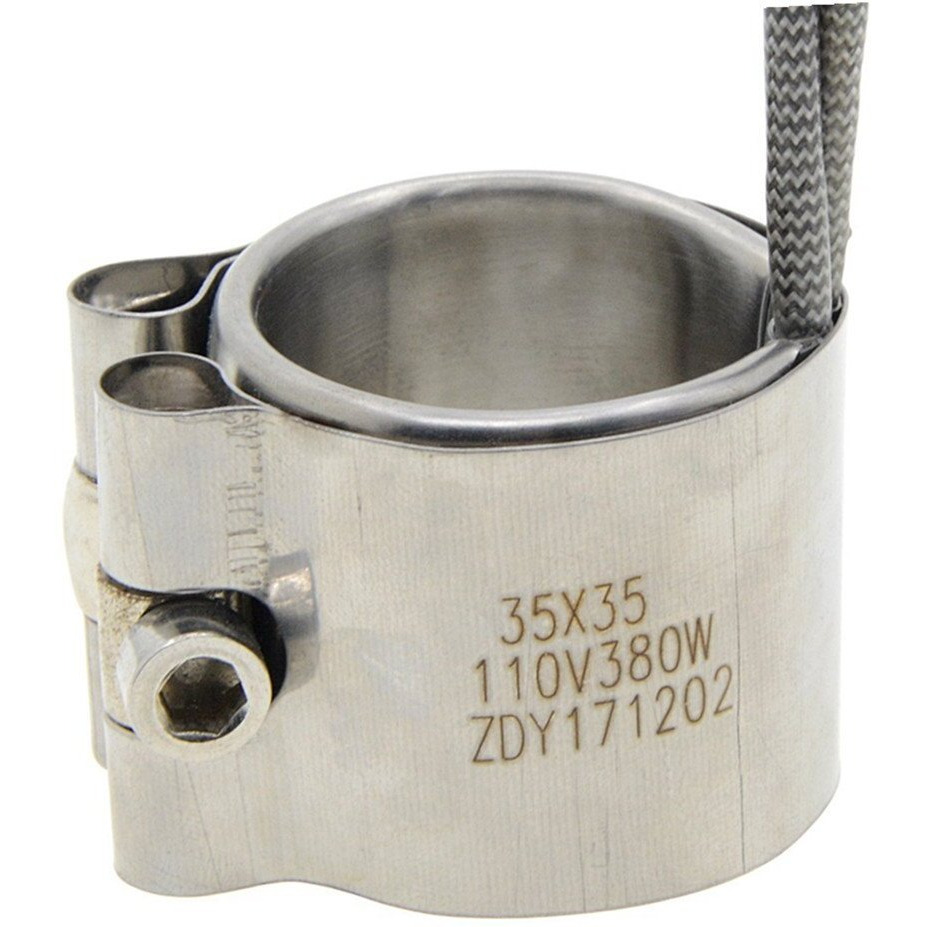 Nxtop 110V 380W Injected Mould Heating Element Band Heater 35X35Mm (2-Pcs)