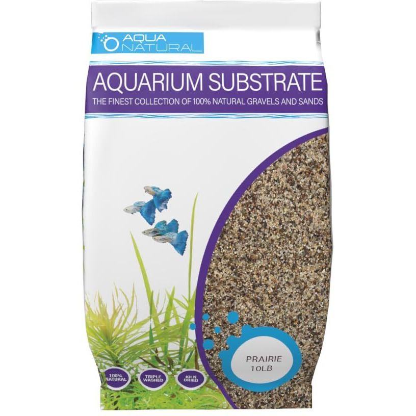 Aqua Natural Prairie Sand 10Lb Substrate For Aquascaping, Aquariums, Vivariums And Terrariums