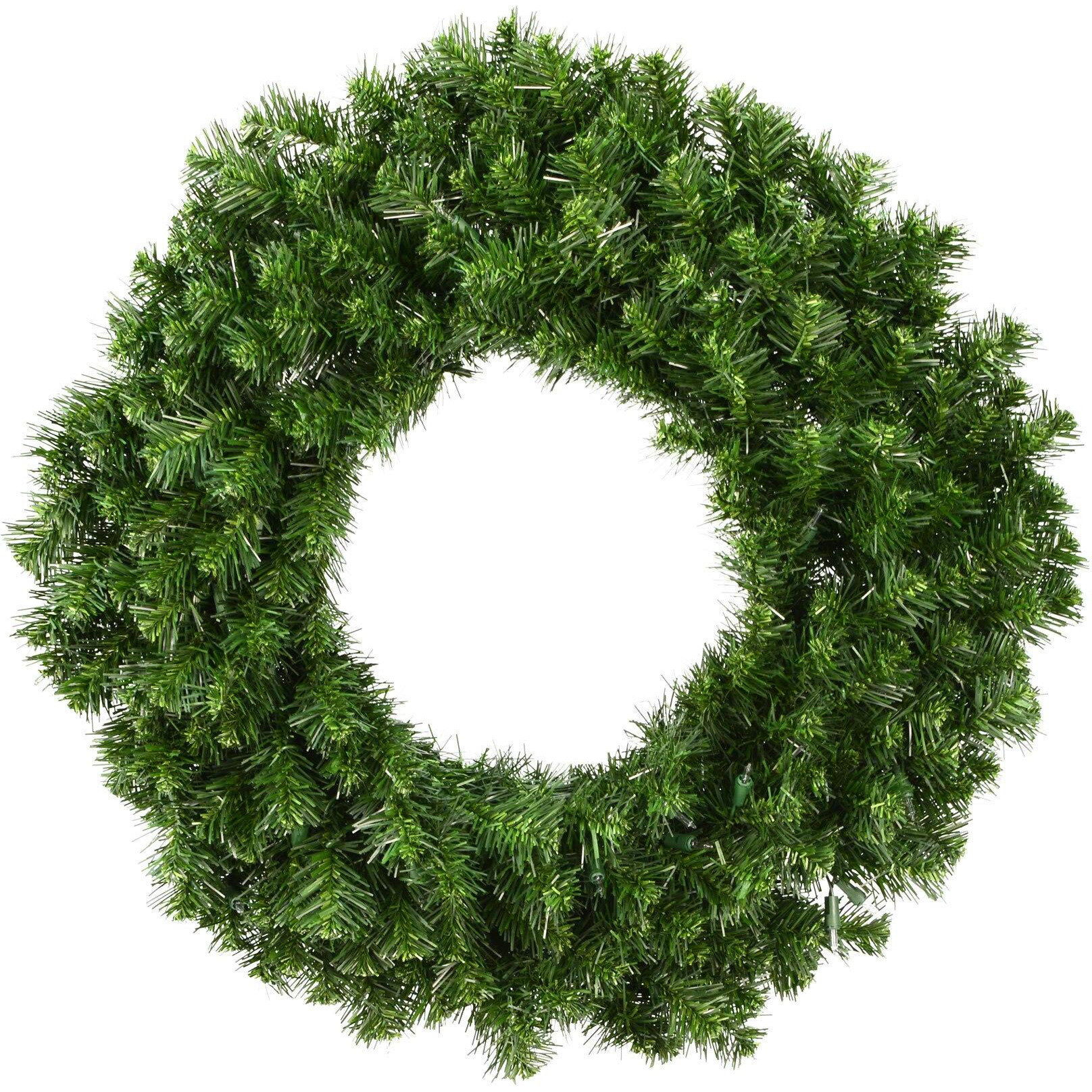 Vickerman 20"" Douglas Fir Artificial Christmas Wreath, Unlit - Faux Fir Christmas Wreath - Seasonal Indoor Home Decor