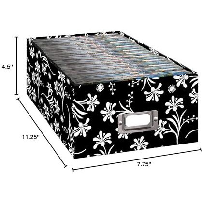 Pioneer Photo Albums B-1Bw Photo Storage Box, Ruby Design