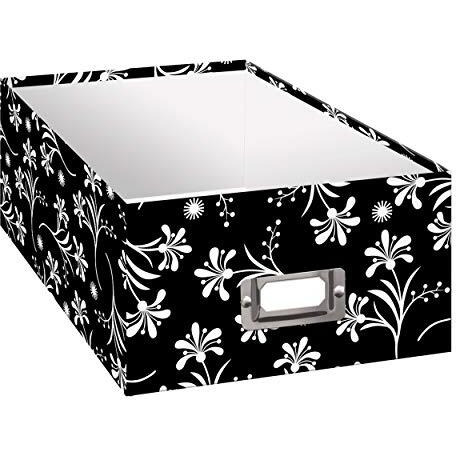 Pioneer Photo Albums B-1Bw Photo Storage Box, Ruby Design