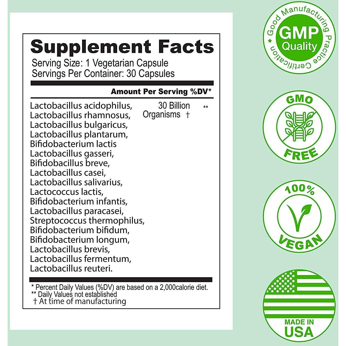 Asulabs Formula Probiotica Avanzada Con 18 Cepas Probioticas Clinicamente Seleccionadas Para Ayudar A Eliminar Los Malestares Digestivos. Para Hombres Y Mujeres. Capsulas Vegetarianas.