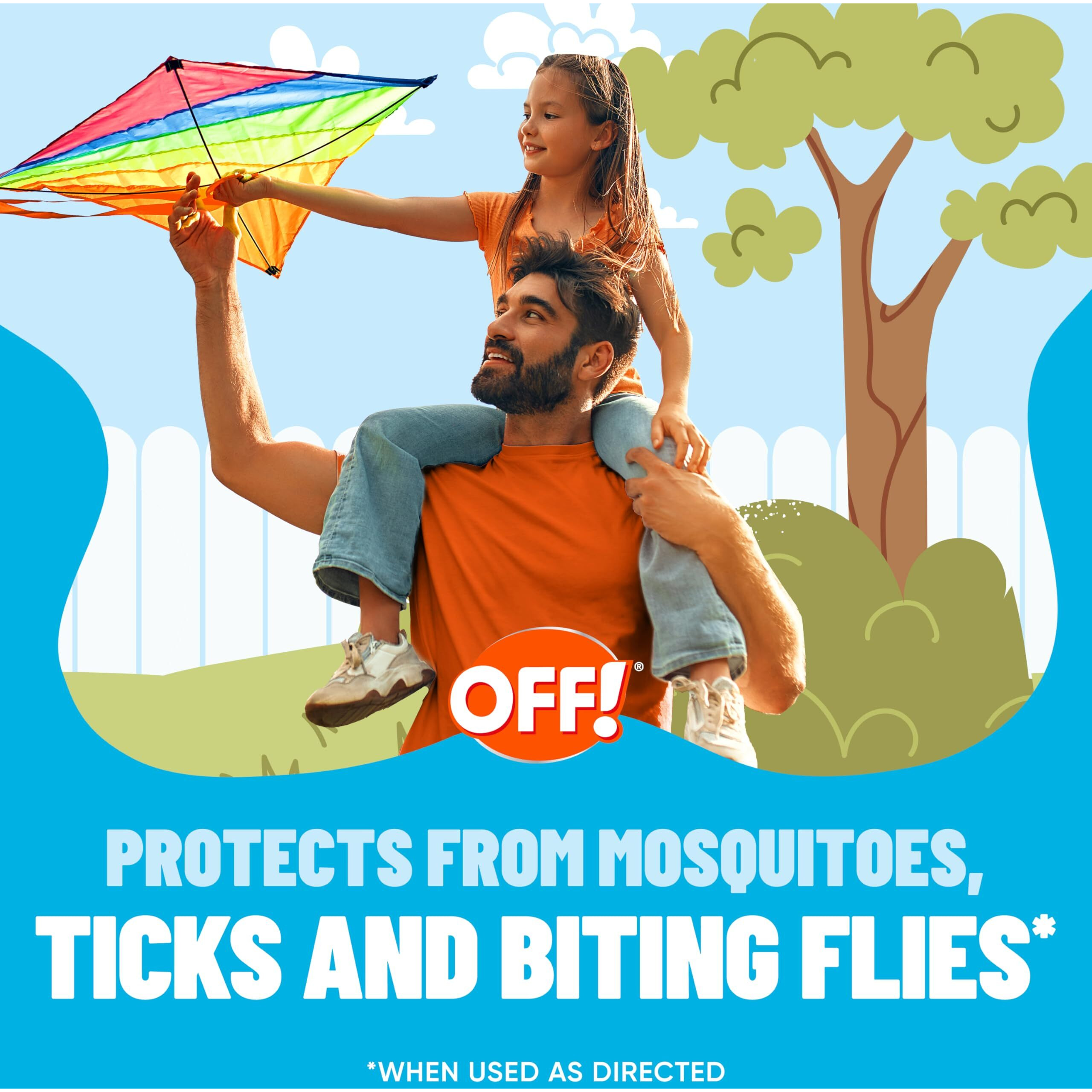 Off Insect Repellent Spritz For Adults & Kids, Fragrance-Free Bug Spray For Everyday Protection From Mosquitoes, 4 Oz