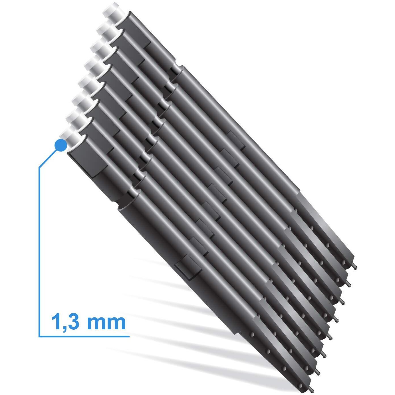 Jb White 32 Wax Filters For Hearing Aids Compatible With Phonak Cerustop Guards | Widex Nanocare | Oticon Prowax Minifit | Siemens Signia 3.0 | Resound | Hearing Aid Replacement Filter (32Pcs 1.3Mm)