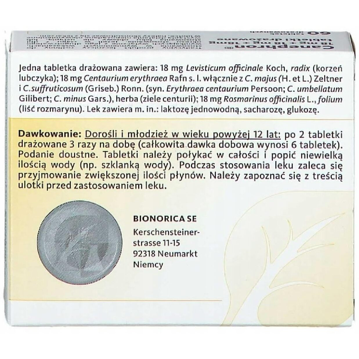 Duoshop Canephron N 60 Tablets
