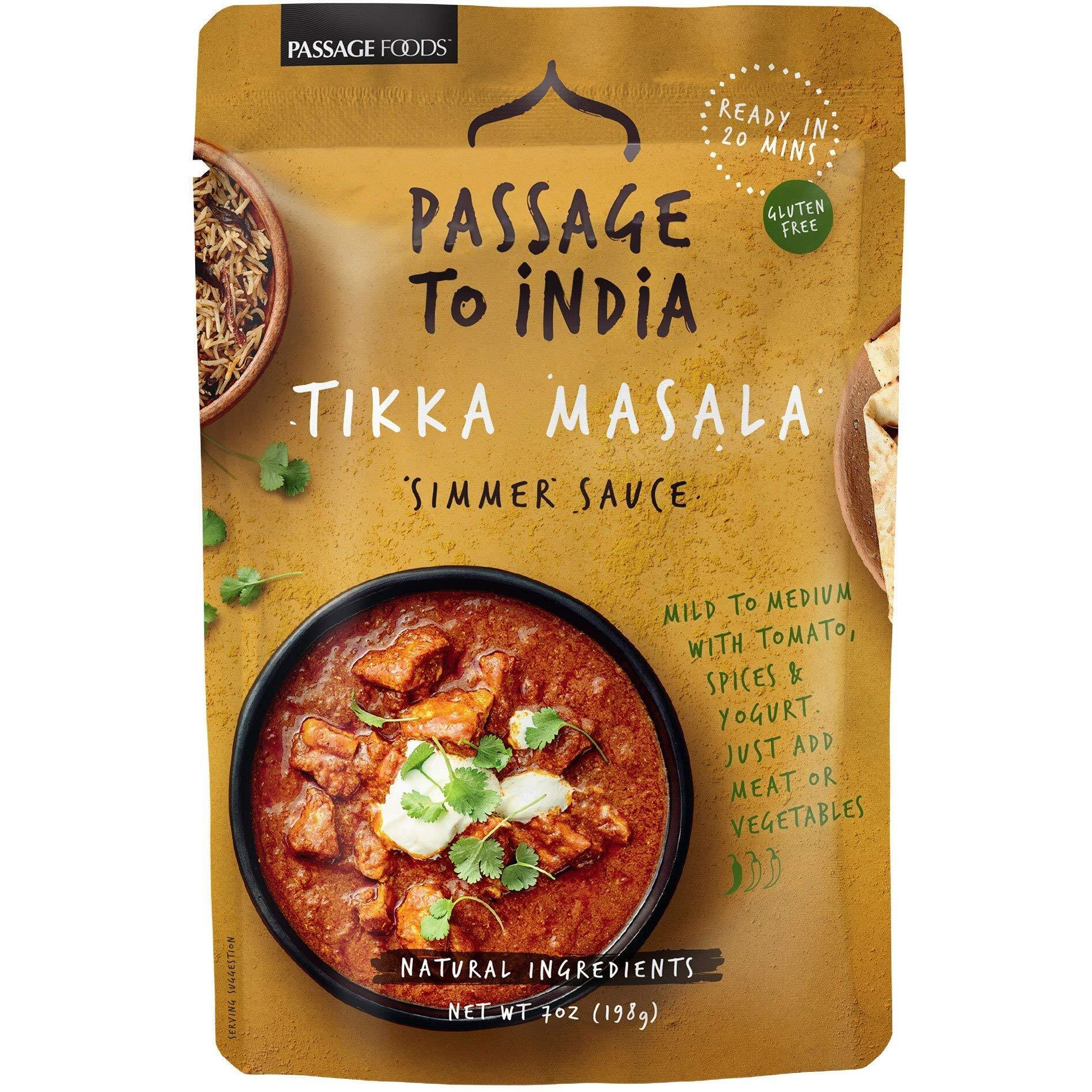 Passage To India Tikka Masala Simmer Sauce, 7 Ounce -- 6 Per Case.