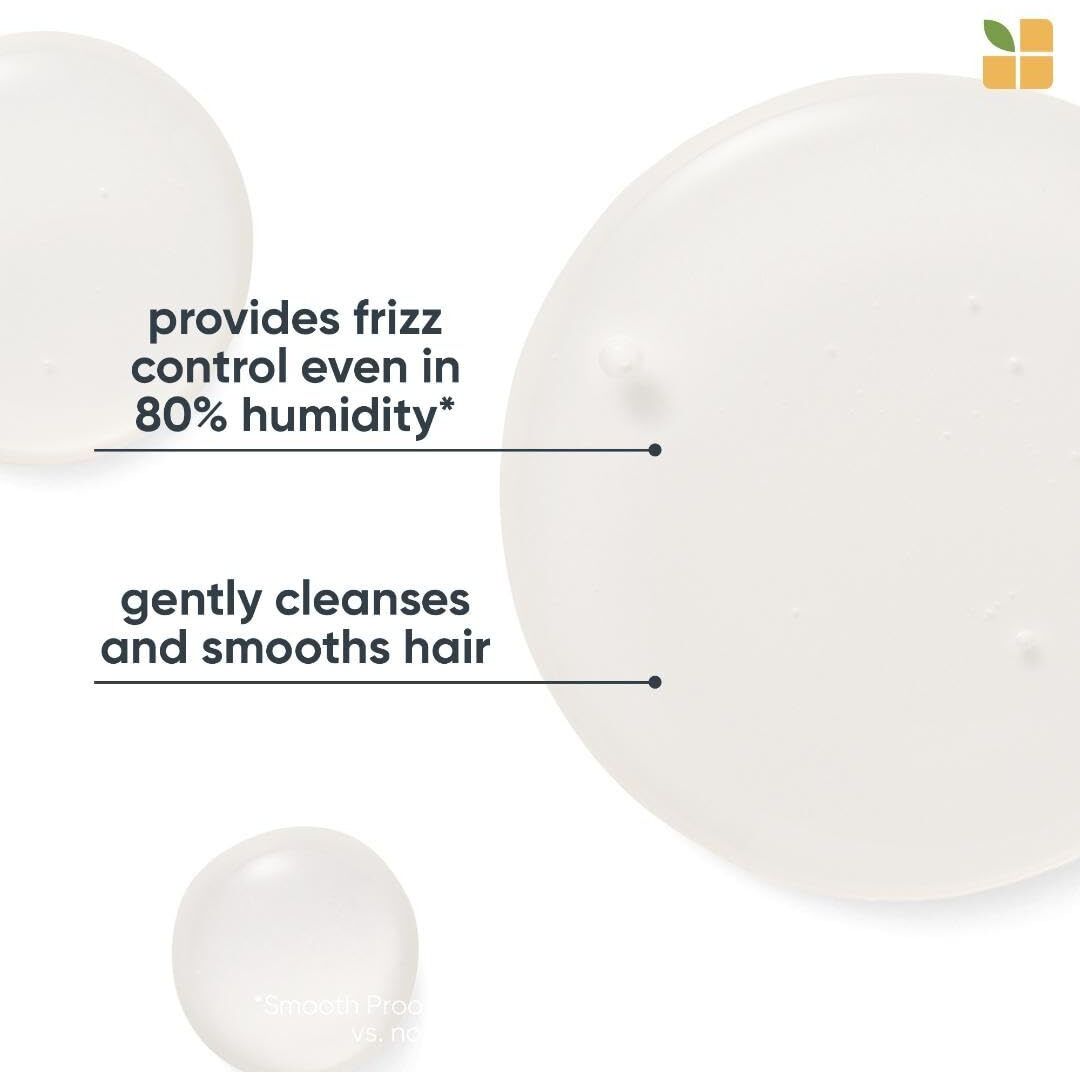 Biolage Smooth Proof Shampoo | Cleanses, Smooths & Controls Frizz | For Frizzy Hair | Paraben & Silicone-Free | Vegan | 33.8 Fl. Oz