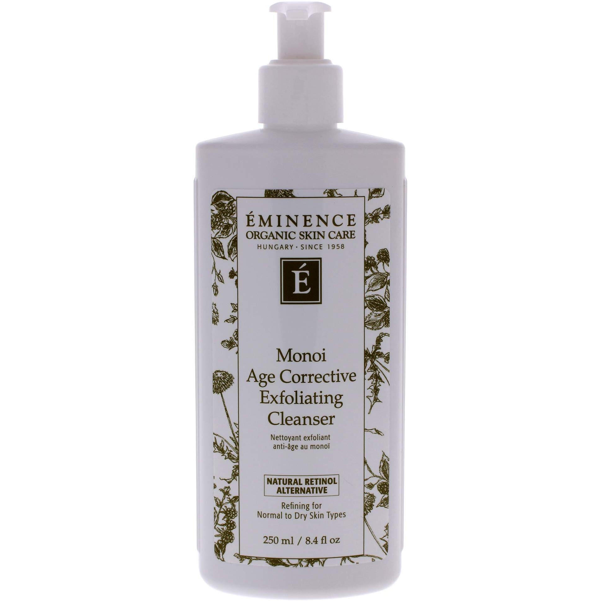 Eminence Age Corrective Monoi Exfoliating Cleanser Treatment Beauty Skin, Unscented, 8.4 Fl Oz