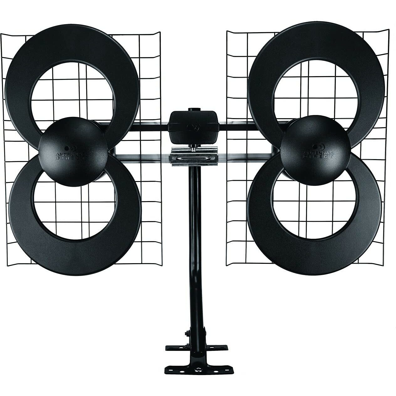 Antennas Direct Clearstream 4 Uhf Indoor Outdoor Tv Antenna, Multi-Directional, 70+ Mile Range, 4K 8K Uhd, Nextgen Tv - W/20-Inch Mast, Reflectors