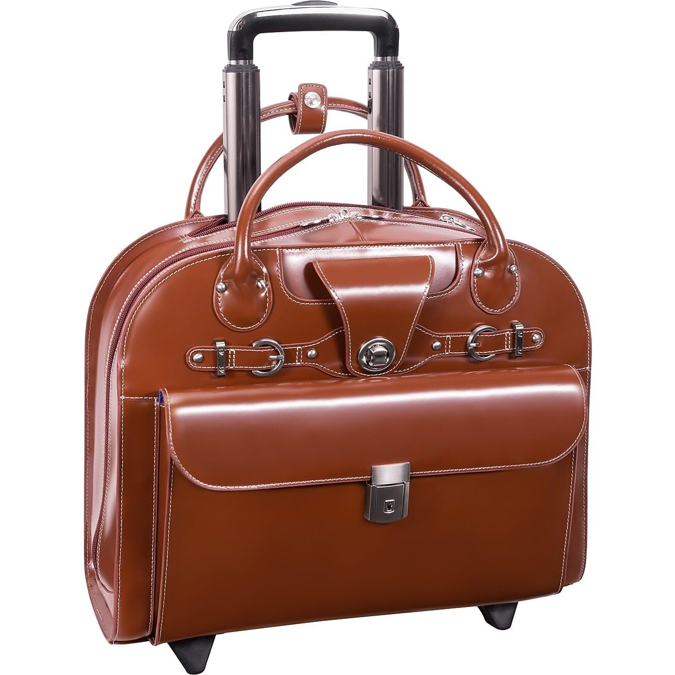 Mcklein Women's Laptop Briefcase, Brown, 17"&quotX6"&quotX13.5""