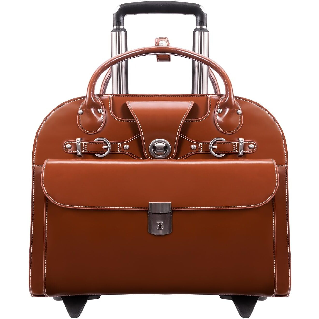 Mcklein Women's Laptop Briefcase, Brown, 17"&quotX6"&quotX13.5""