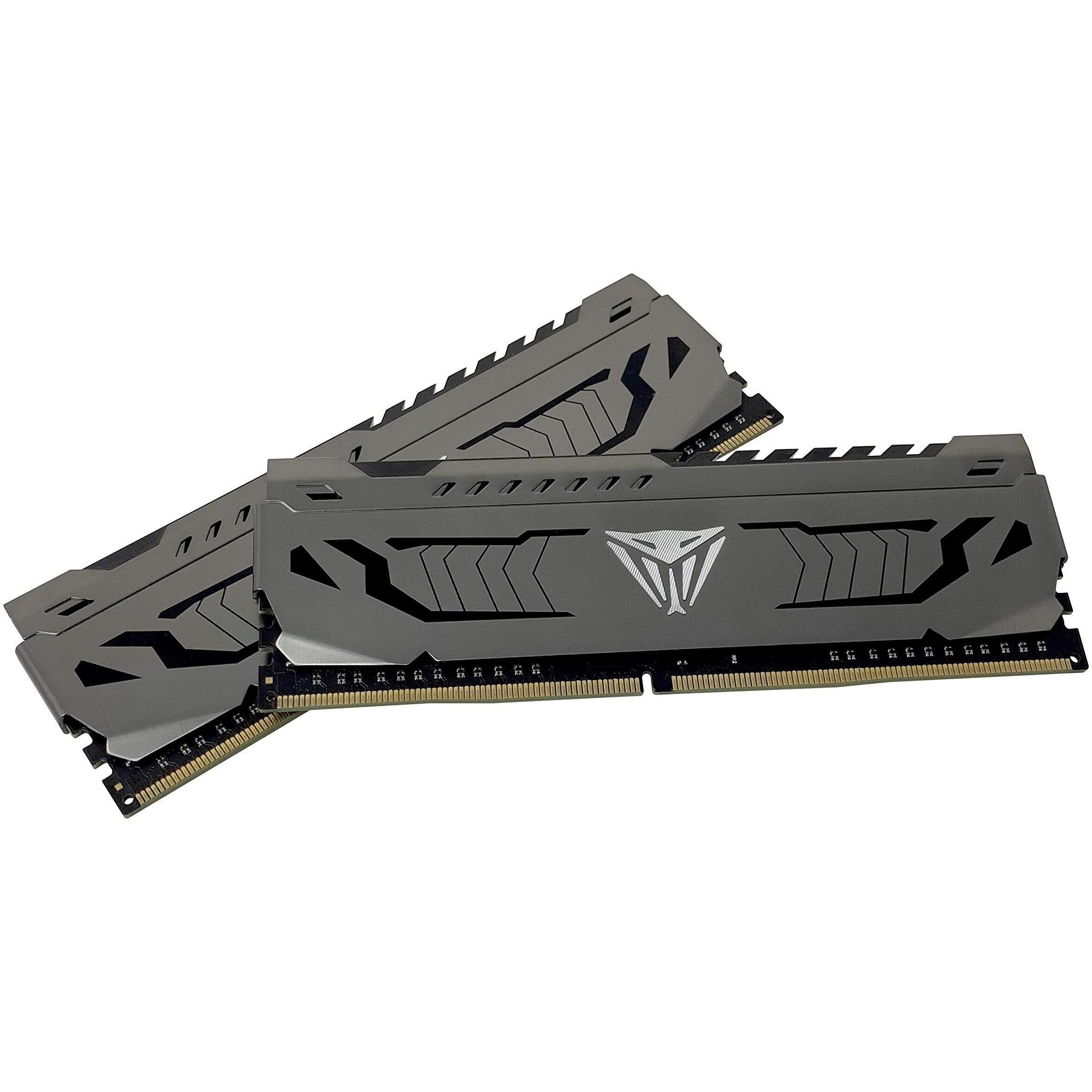 Patriot Viper Steel Ddr4 Ram 32Gb (2X16Gb) 3200Mhz Cl16 1.35V Udimm Desktop Gaming Memory Kit Compatible With Xmp - Pvs432G320C6K