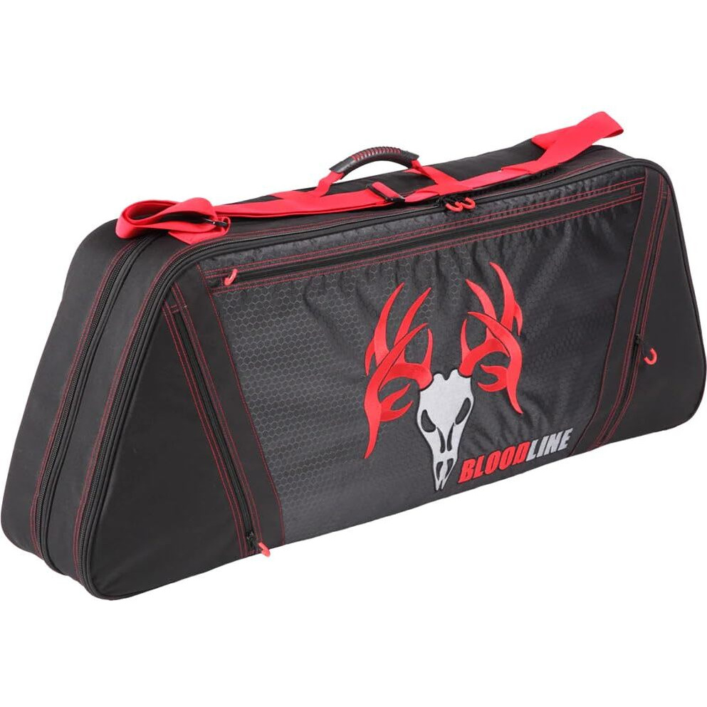 30-06 Outdoors Bloodline Signature Series Double Compound Bow Soft Case, 42 Inch, Black/Red