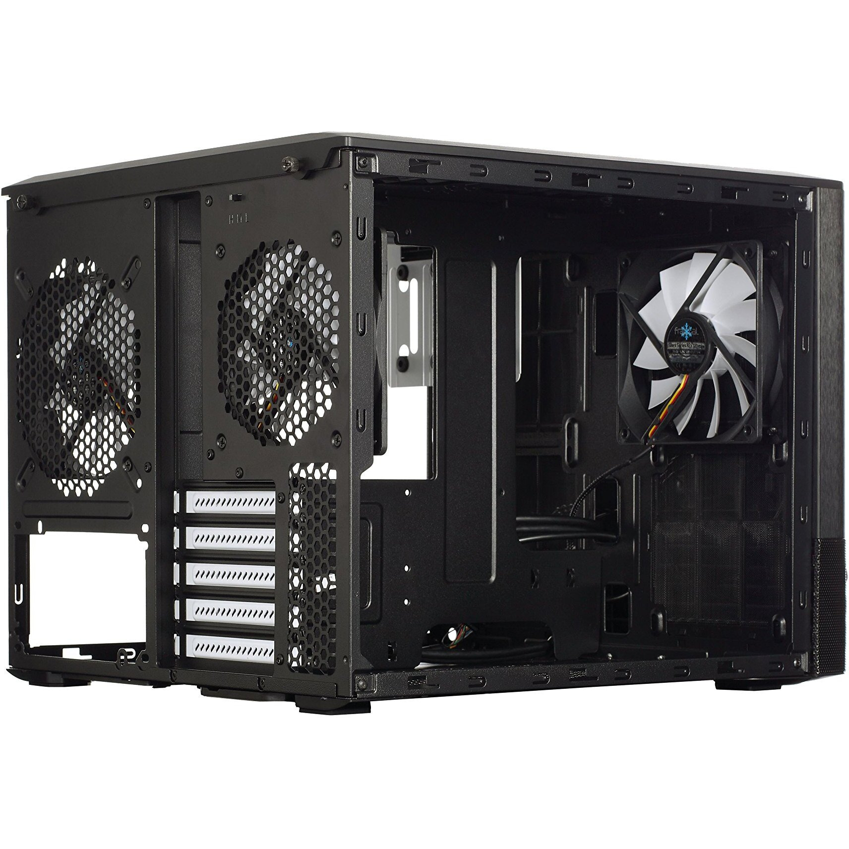 Fractal Design Node 804 No Power Supply Microatx Cube Case Fd-Ca-Node-804-Bl, Black