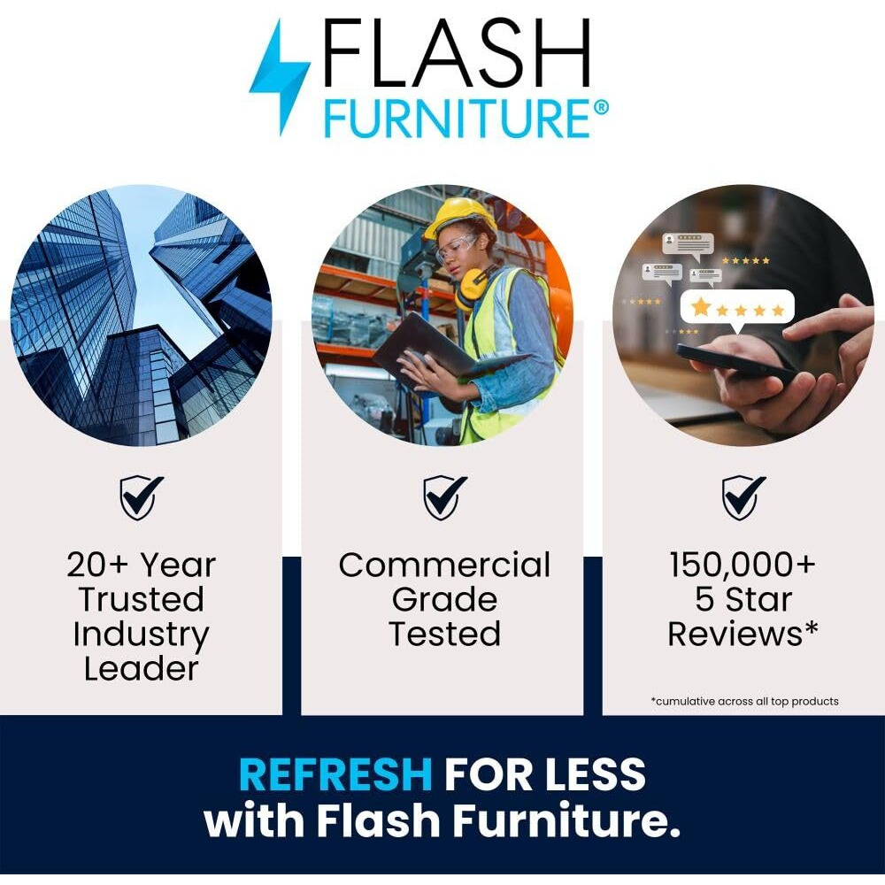 Flash Furniture Glenbrook 24'' Square Table Top With Black Or Mahogany Reversible Laminate Top