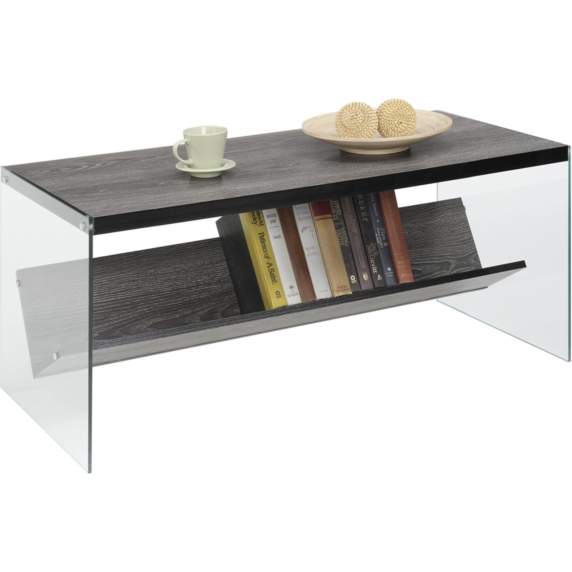 Convenience Concepts Soho Coffee Table, Weathered Gray