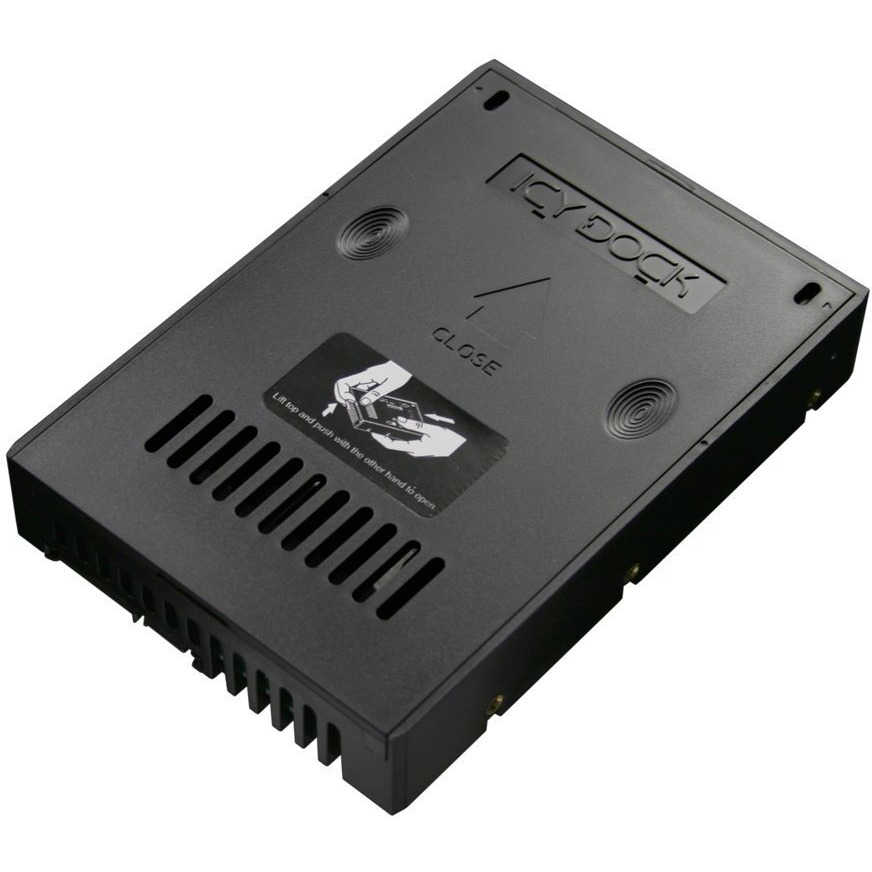 Icy Dock 2.5 Inch To 3.5 Inch Sata Hdd & Ssd Mounting Kit For Internal 3.5"" Drive Bay With Removable Cover | Ezconvert Lite Mb882Sp-1S-2B