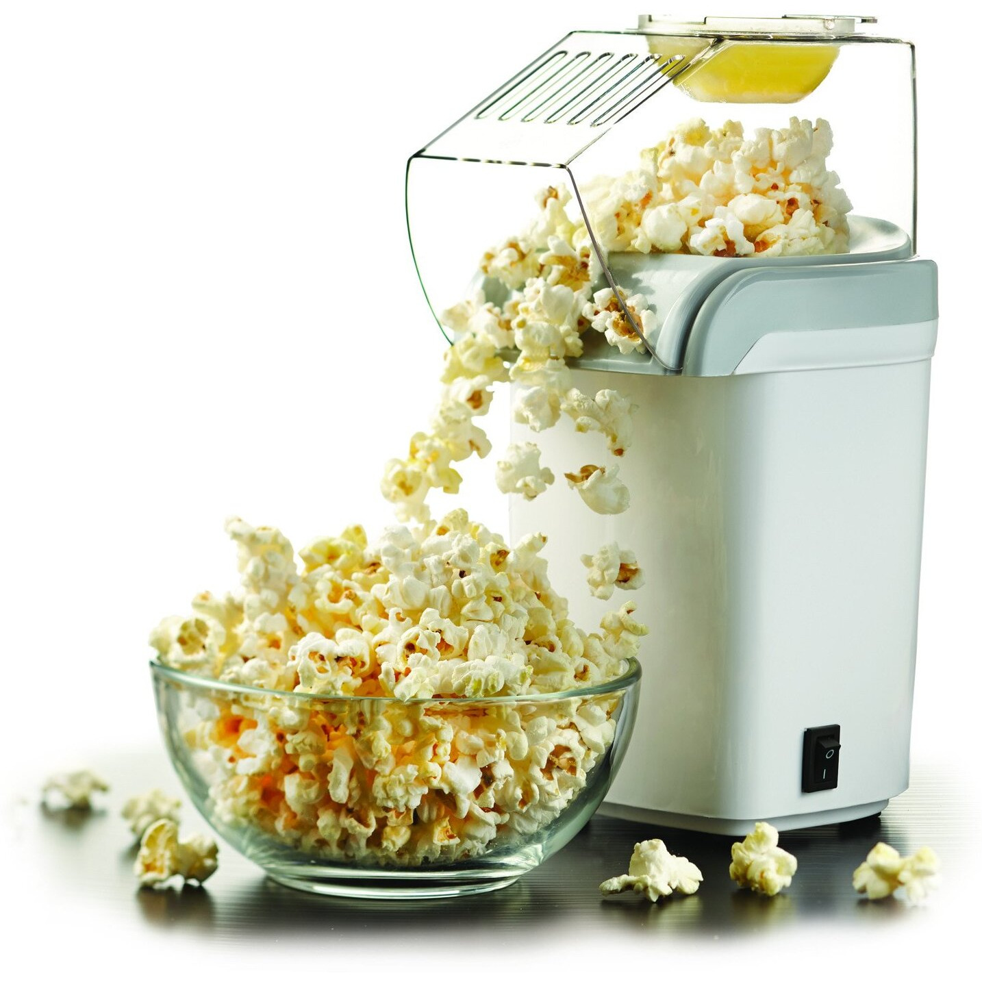 Brentwood Pc-486W 8-Cup Hot Air Popcorn Maker, White