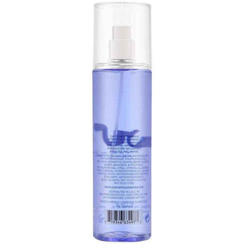 Curve By Liz Claiborne Body Mist 8 Oz