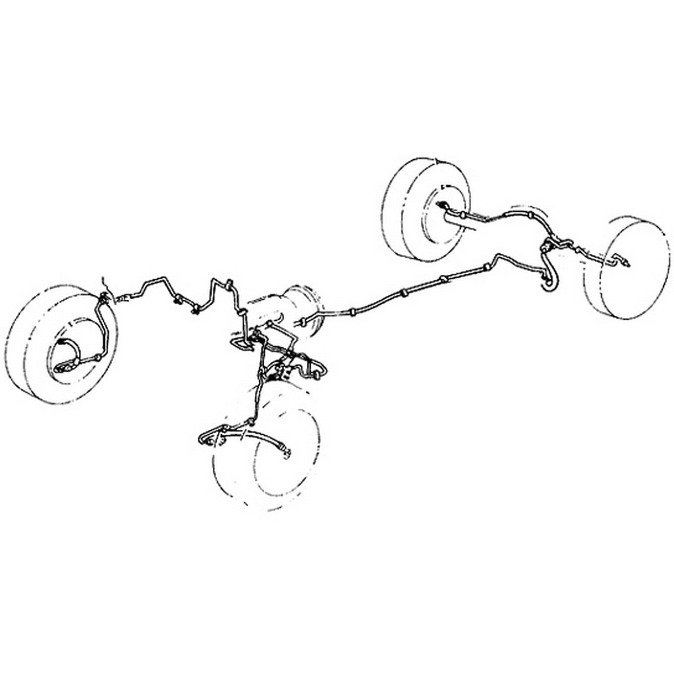 Omix-Ada | 16737.51 | Brake Line Kit, Full, Non-Abs | Fits 1997-2006 Jeep Wrangler Tj