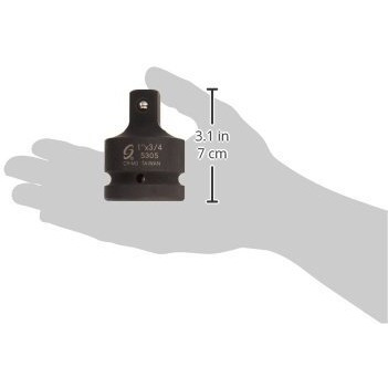 Sunex 5305 1-Inch Drive 1-Inch Female 3/4-Inch Male Super Adapter