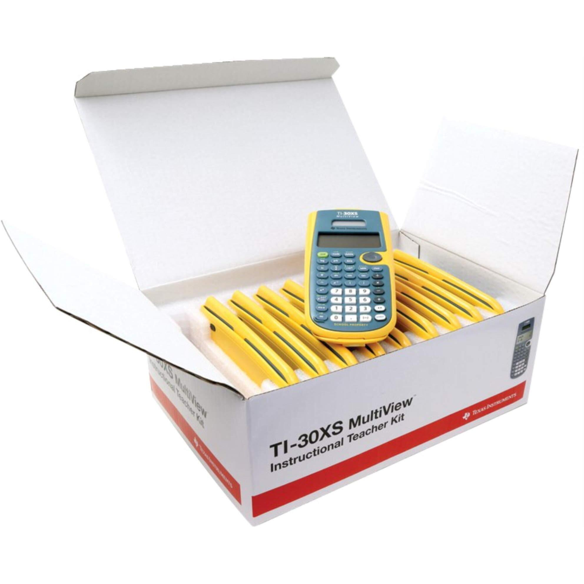 Texas Instruments Ti-30Xs Multiview Teacher Kit Pack, Yellow