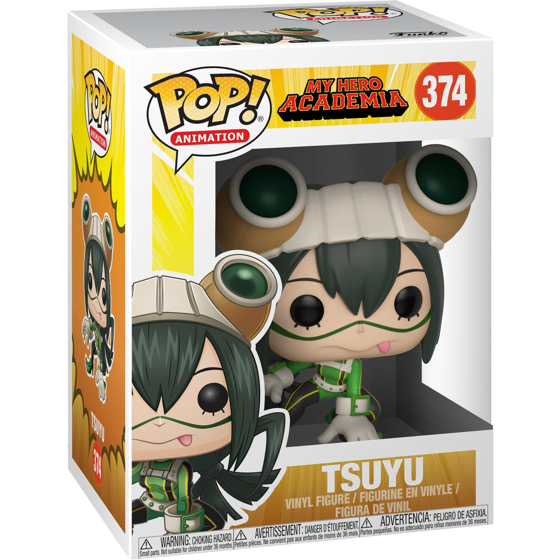 Funko Pop Animation My Hero Academia - Tsuyu Collectible Figure, Multicolor