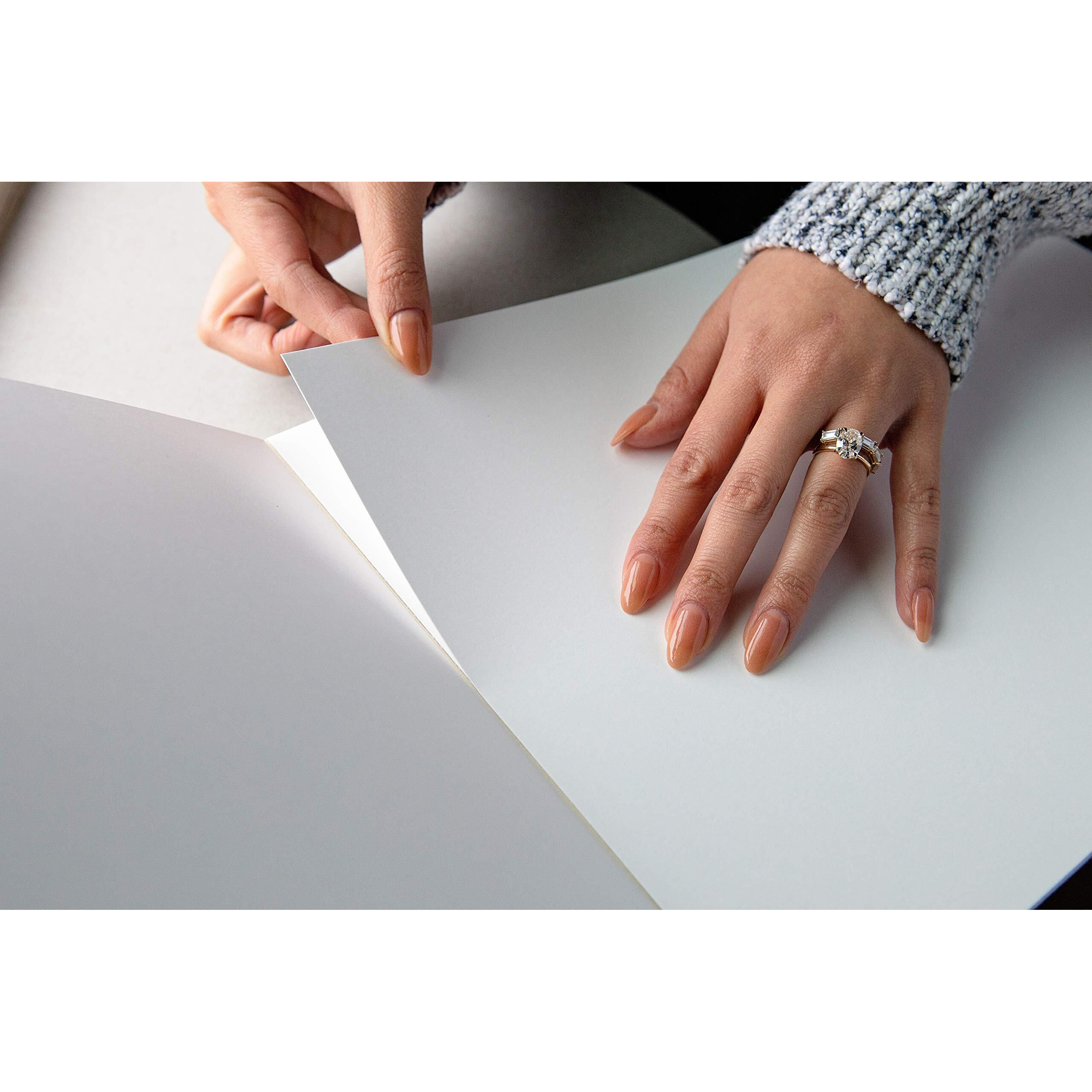 Strathmore 300 Series Bristol Paper Pad, Smooth, Tape Bound, 9X12 Inches, 20 Sheets (100Lb/270G) - Artist Paper For Adults And Students - Markers, Pen And Ink