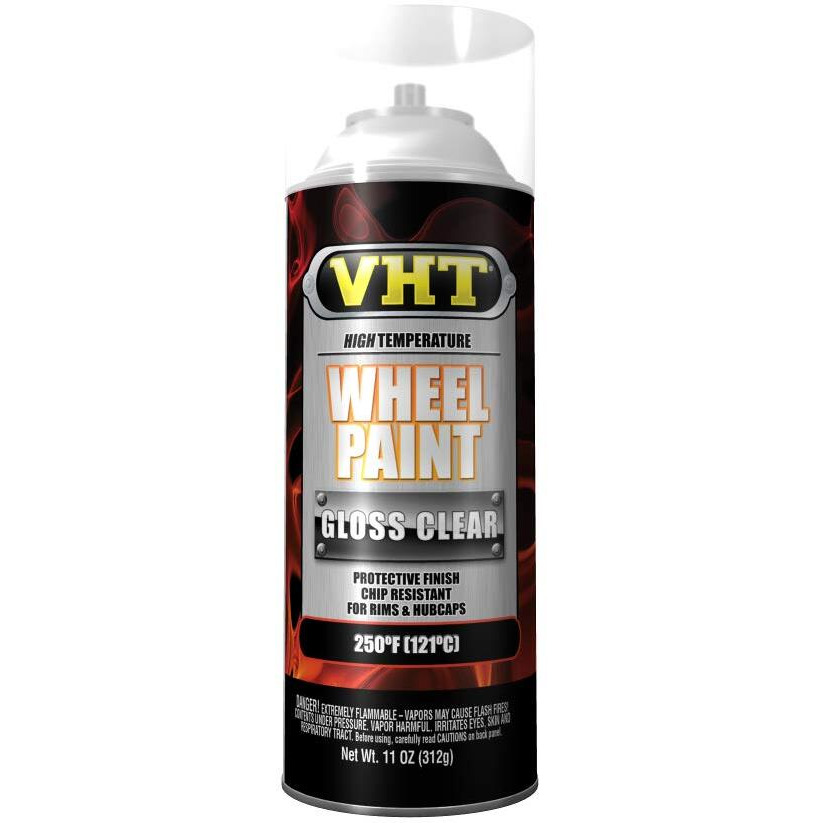 Vht Sp184 Clear Coat Wheel Paint Can - 11 Oz, Gloss Clear