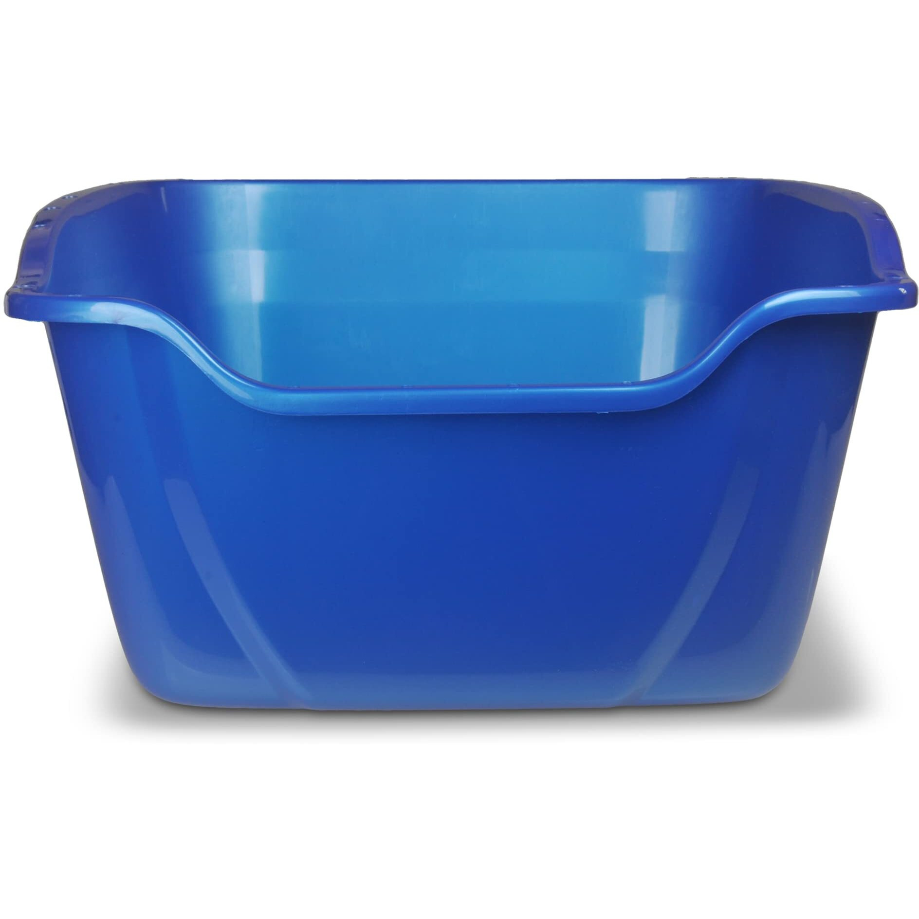 Van Ness Pets Large Open High Sided Cat Litter Box, Blue, Cp2Hs