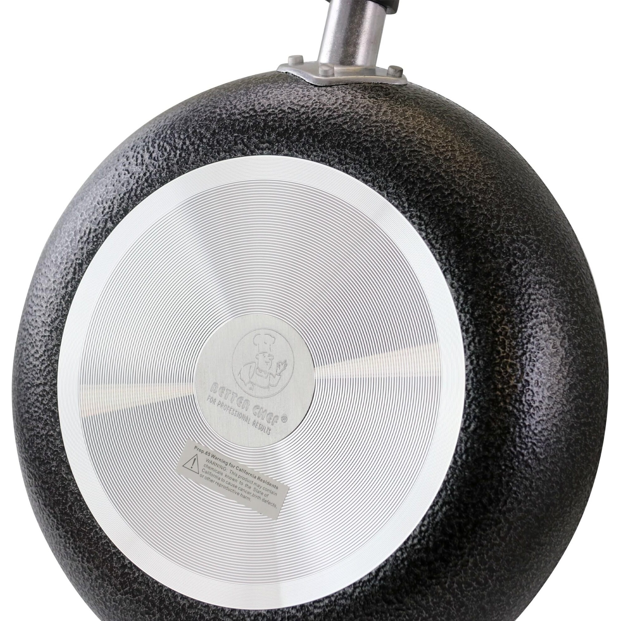 Better Chef 12-Inch Heavy Gauge Aluminum Non-Stick Fry Pan, Black