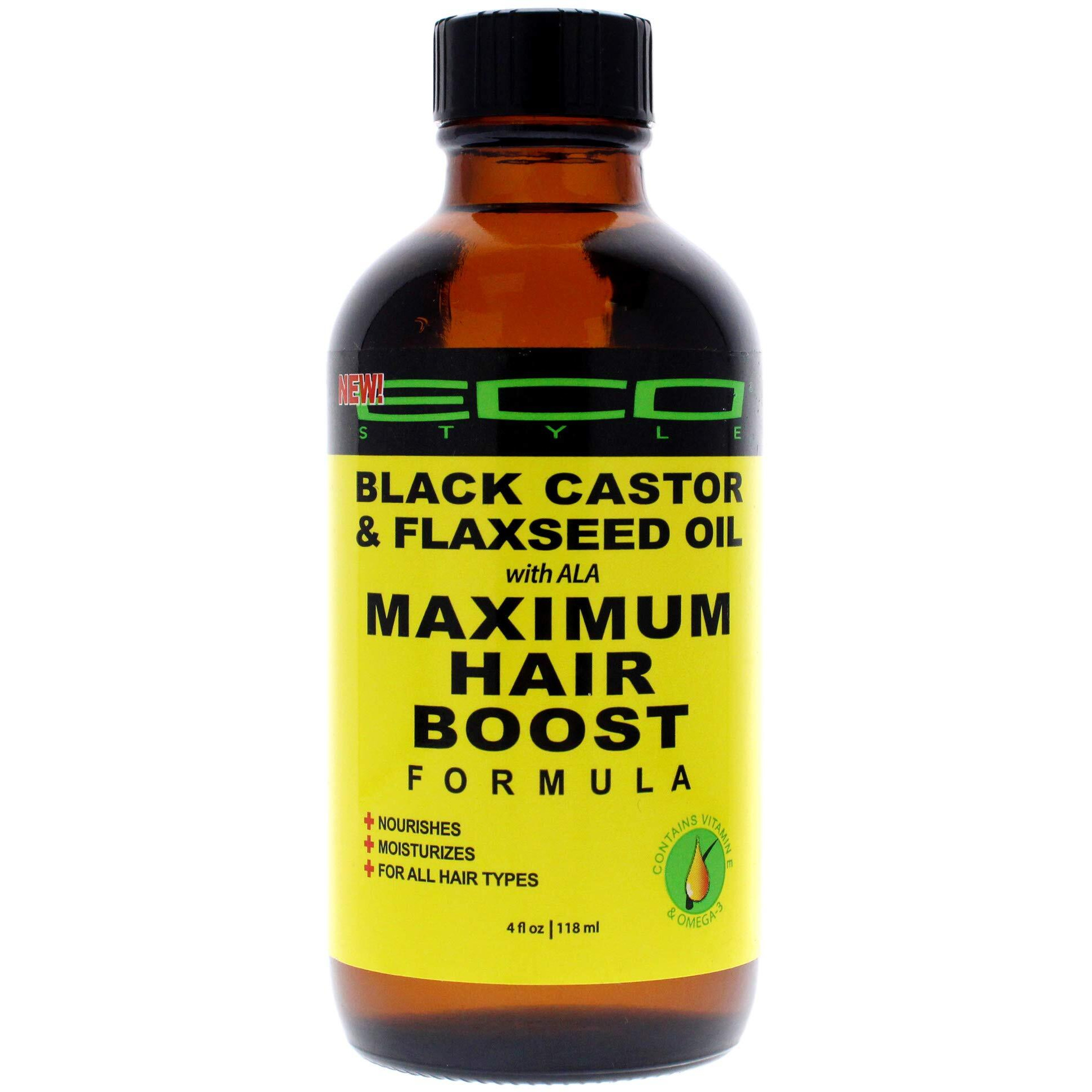 Ecoco Eco Style Black Castor Oil & Flaxseed Oil Maximum Hair Growth Formula, 4 Ounce,Sg_B077Jy18Mh_Us