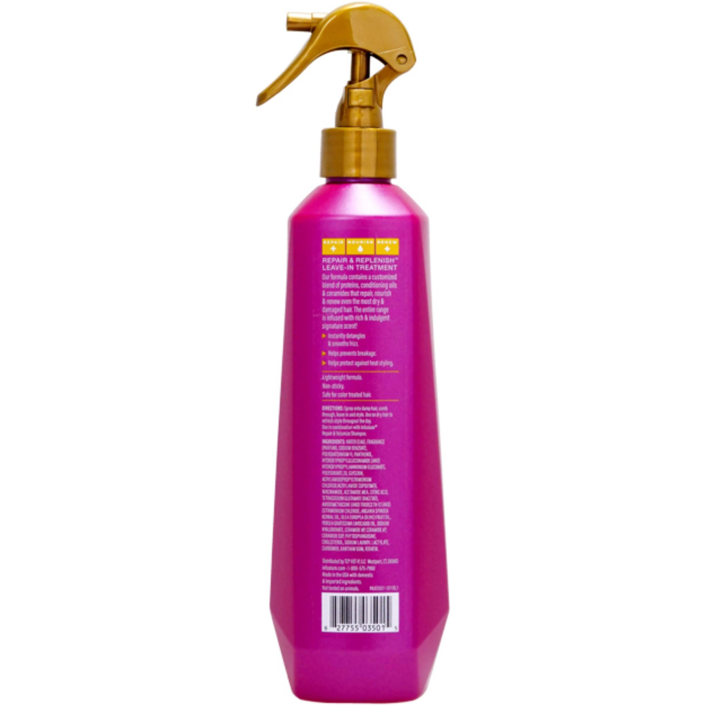 Infusium Moisturize And Replenish Leave-In Treatment - Leave-In Conditioner Spray - Leave-In Hair Treatment - Conditioner Spray - Hair Care - 11 Oz