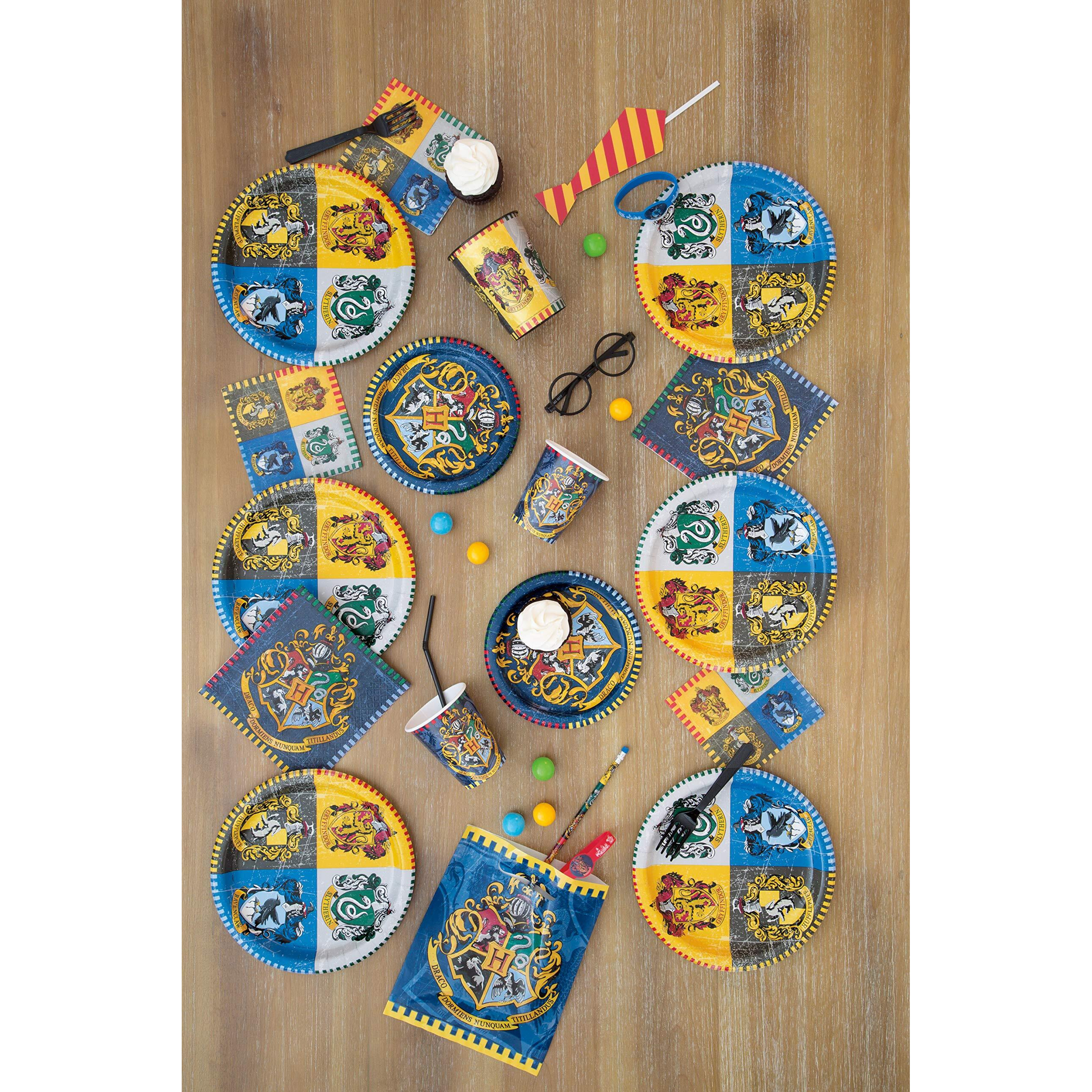 Enchanting Multicolor Harry Potter Luncheon Paper Napkins - 6.5"" X 6.5"" (Pack Of 16) - Vibrant Design, Eco-Friendly & Durable Party Supplies - Ideal For Magical Themed Events