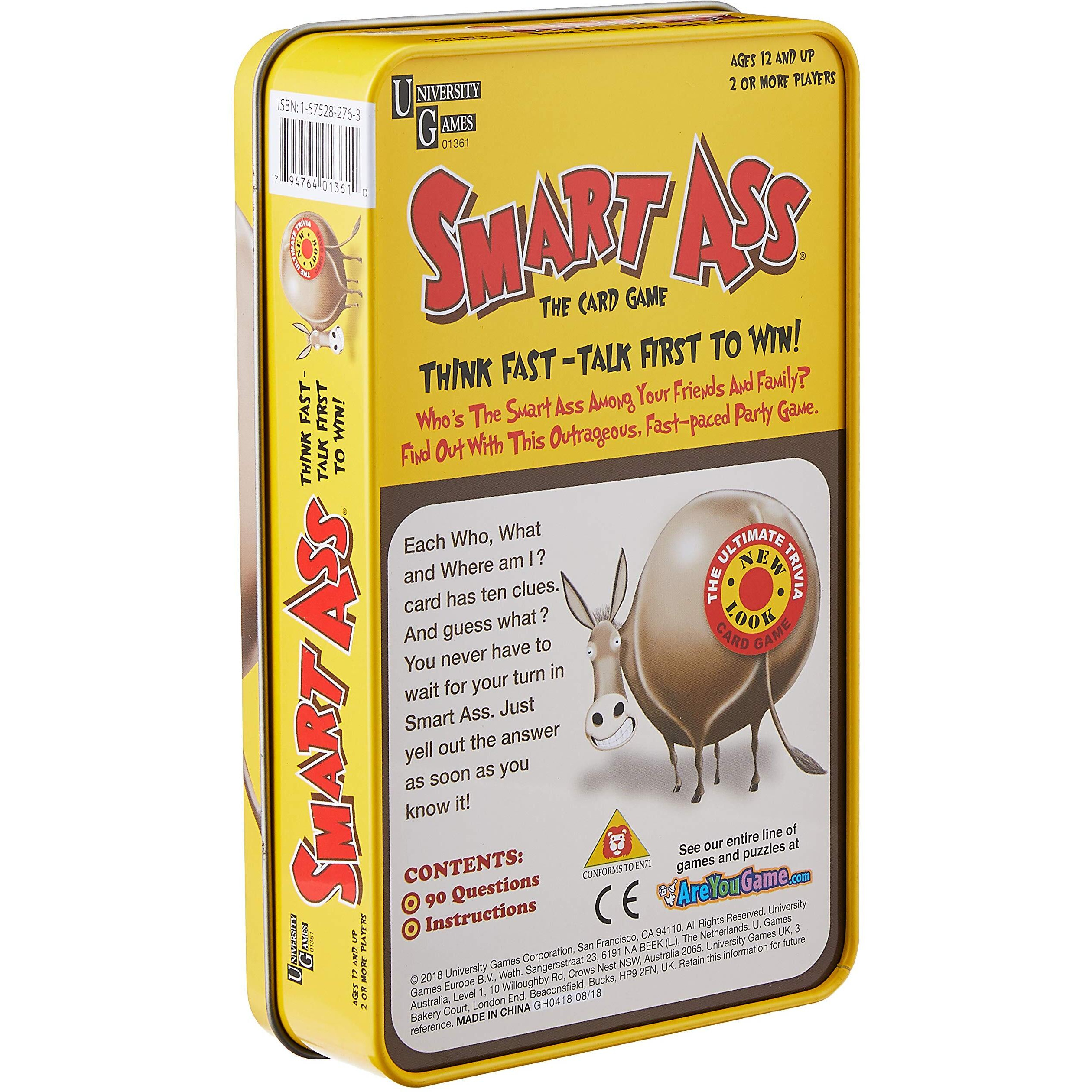 University Games | Smart Ass Card Game Tin