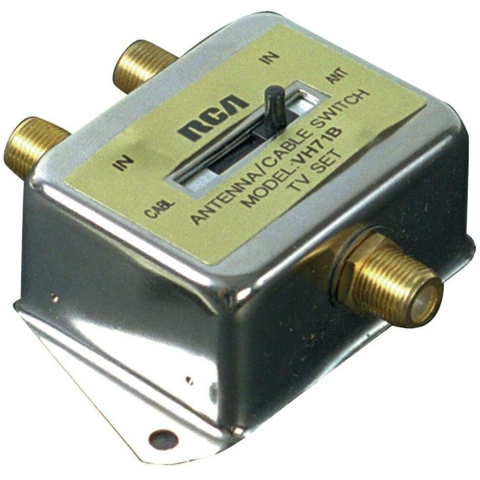 Rca Vh71R 2-Way A/B Coaxial Cable Slide Switch