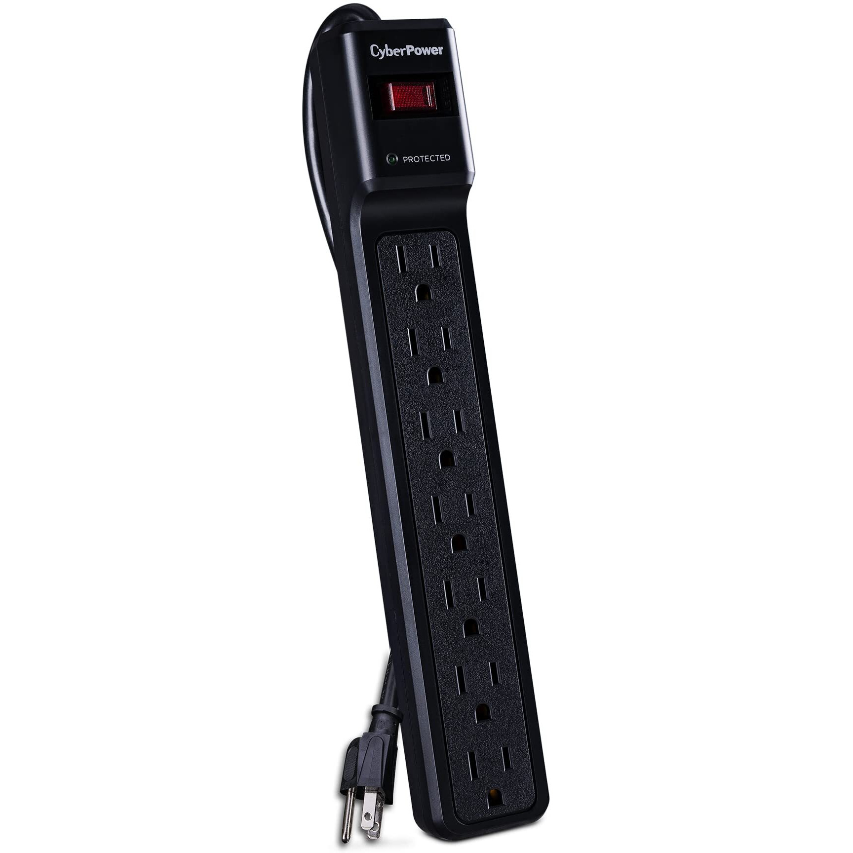 Cyberpower Csb706 Essential Surge Protector, 1500J/125V, 7 Outlets, 6Ft Power Cord