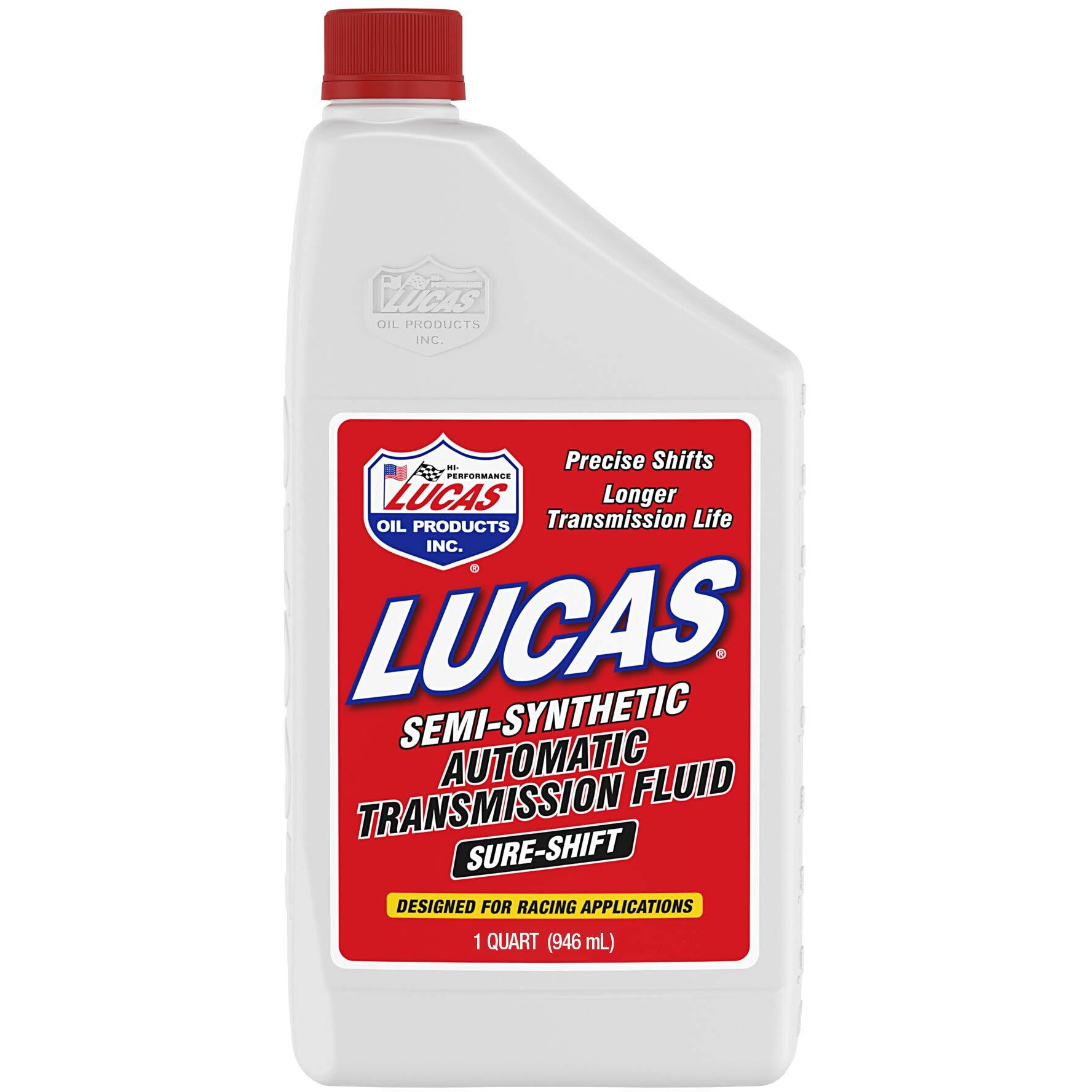 Lucas Oil 10052 Semi-Synthetic Sure-Shift Automatic Transmission Fluid - 1 Quart