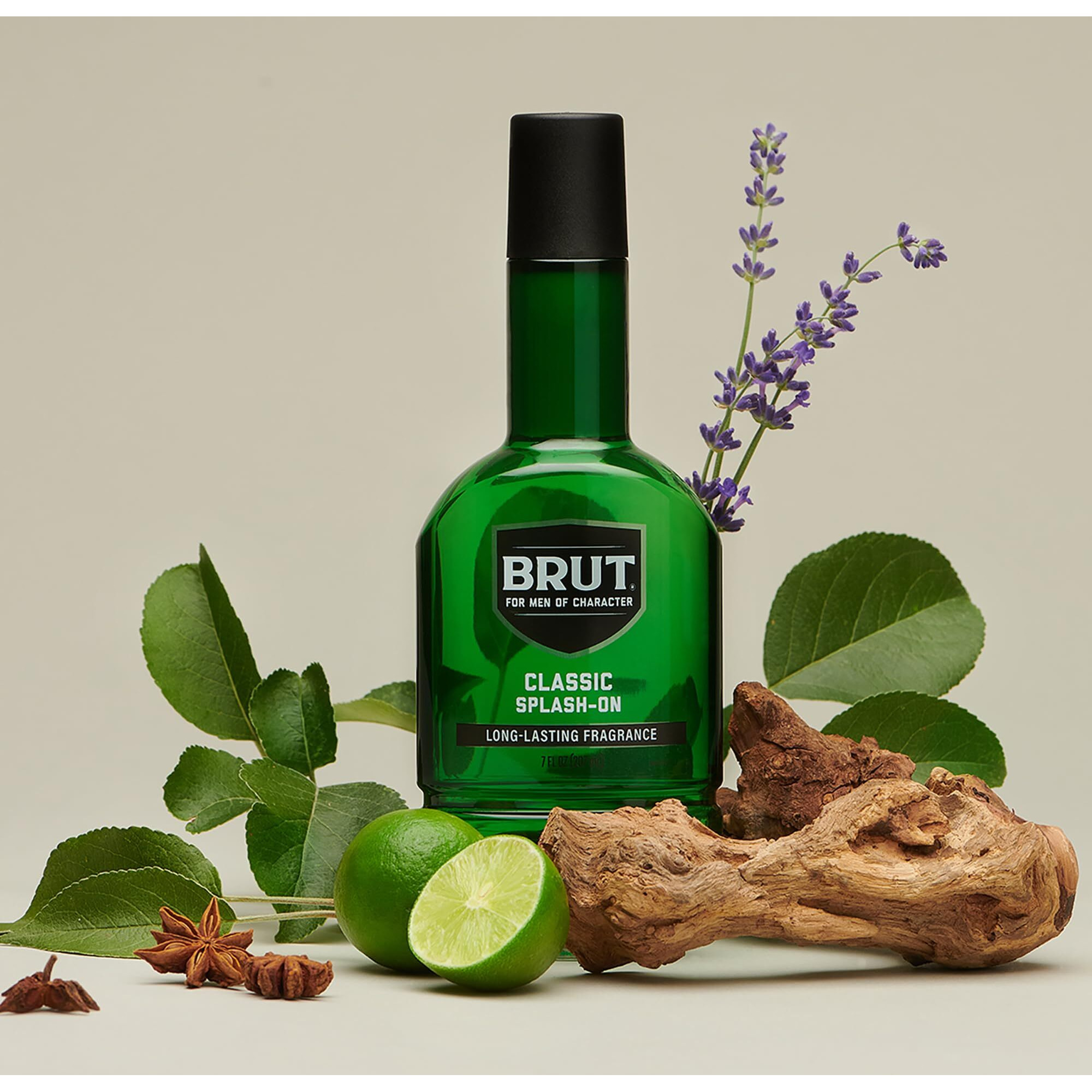Brut Splash-On Original Fragrance - Bold, Masculine Cologne For Men - Long Lasting Mens Fragrance With Spicy Woods, Floral, And Citrus Notes - 7 Oz