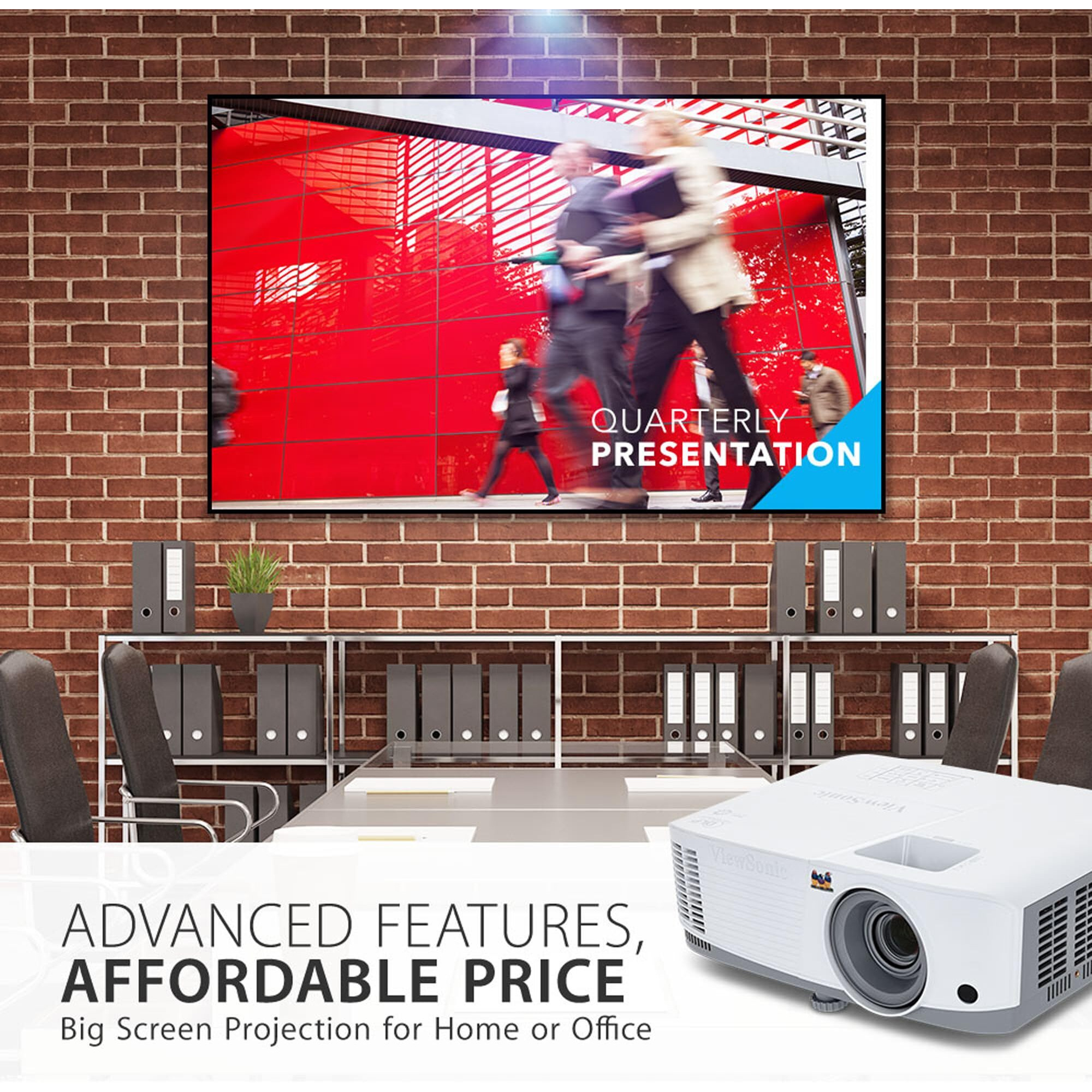 Viewsonic Pa503S 4000 Lumens Svga High Brightness Projector For Home And Office With Hdmi Vertical Keystone