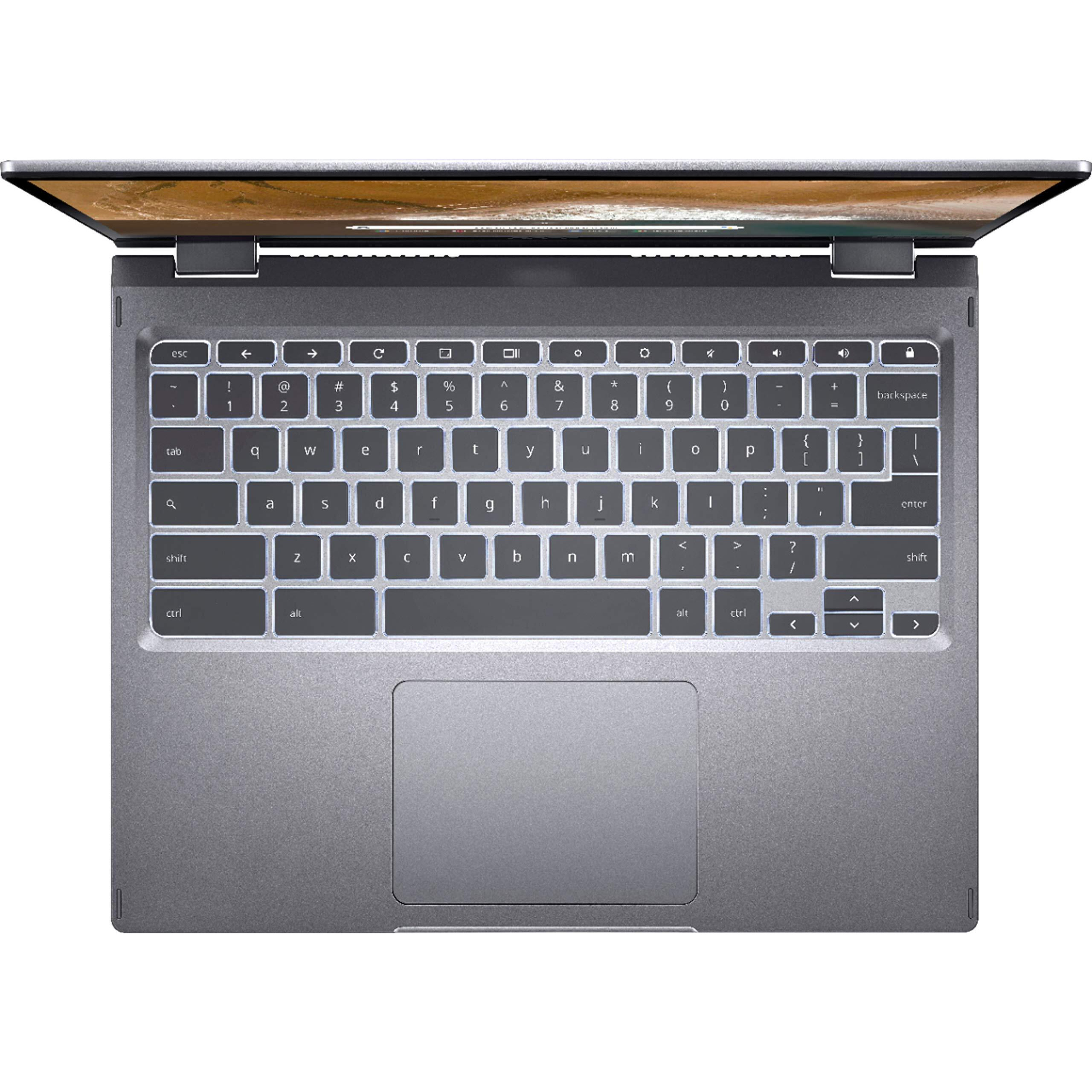 Acer - Chromebook Spin 713 2-In-1 13.5"" 2K Vertiview 32 Touch - Intel I5-10210U - 8Gb Memory - 128Gb Ssd - Steel Gray