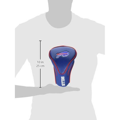 Team Golf Nfl Buffalo Bills Contour Golf Club Headcovers (3 Count) Numbered 1, 3, & X, Fits Oversized Drivers, Utility, Rescue & Fairway Clubs, Velour Lined For Extra Club Protection