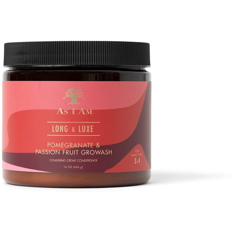 As I Am Long And Luxe Growash Cleansing Creme Conditioner, 16 Ounce