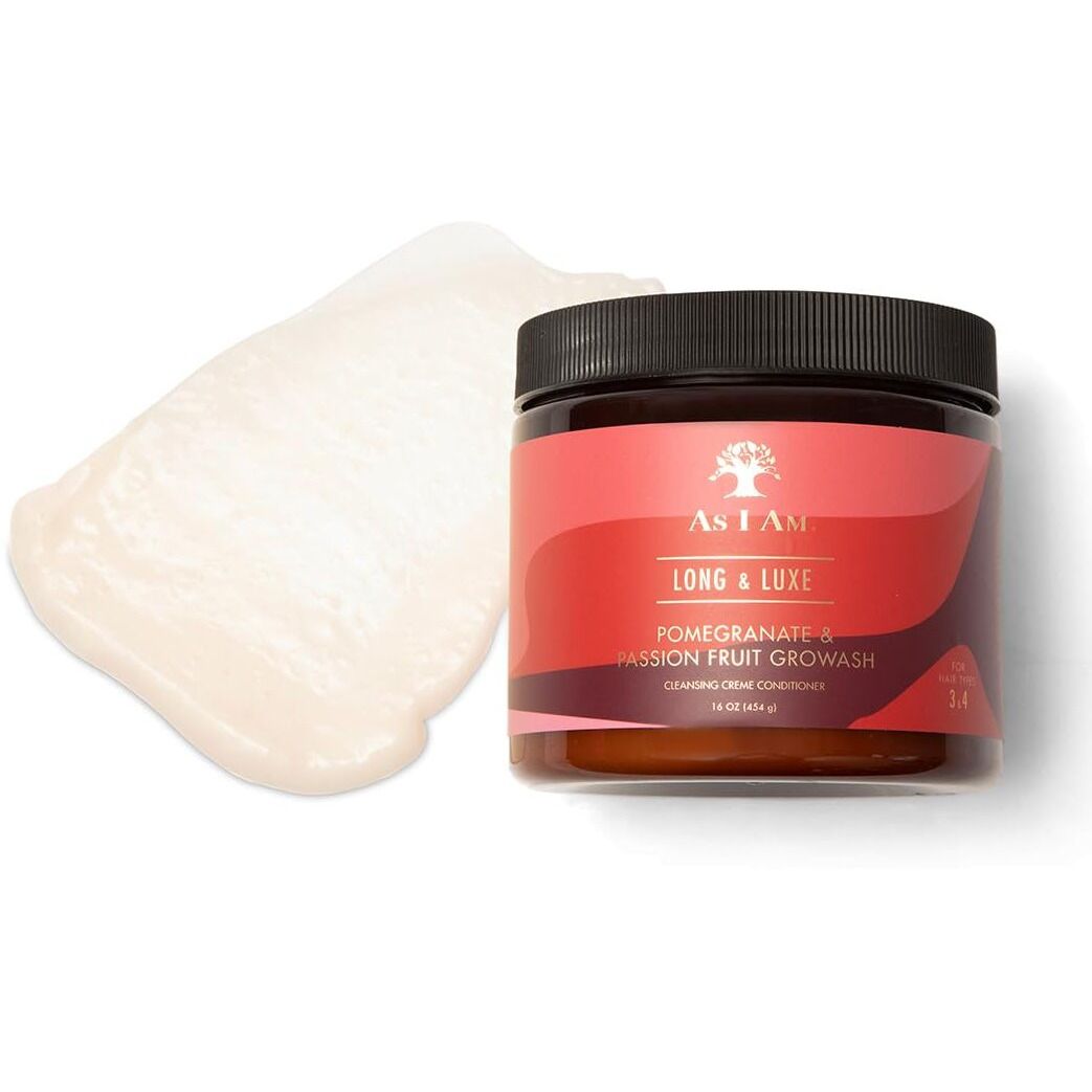 As I Am Long And Luxe Growash Cleansing Creme Conditioner, 16 Ounce