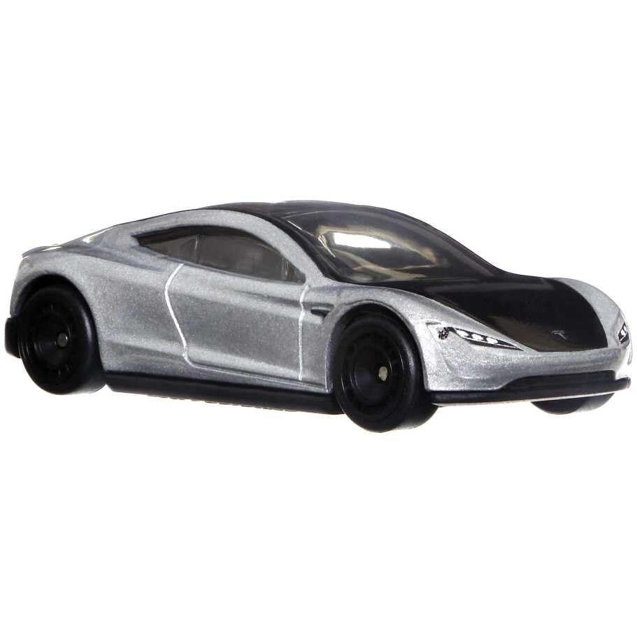 Hot Wheels Tesla Roadster Safari Vehicle For 3 Kids Years Old & Up, Premium Collection Of Car Culture 164 Scale Vehicles