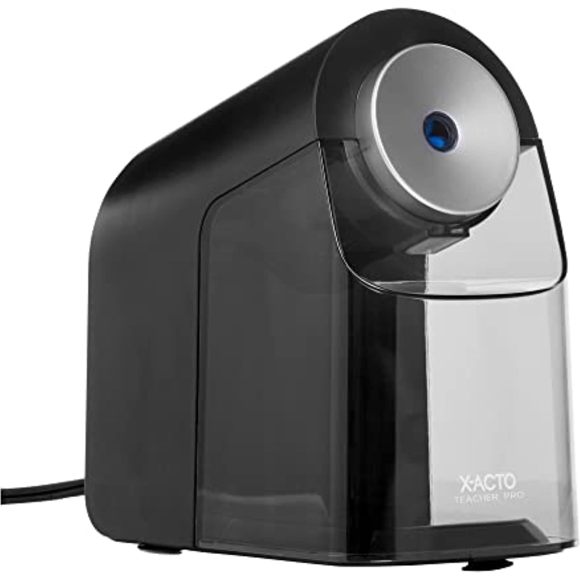 X-Acto Electric Pencil Sharpener, Heavy Duty Pencil Sharpener For School, Black, 1 Count