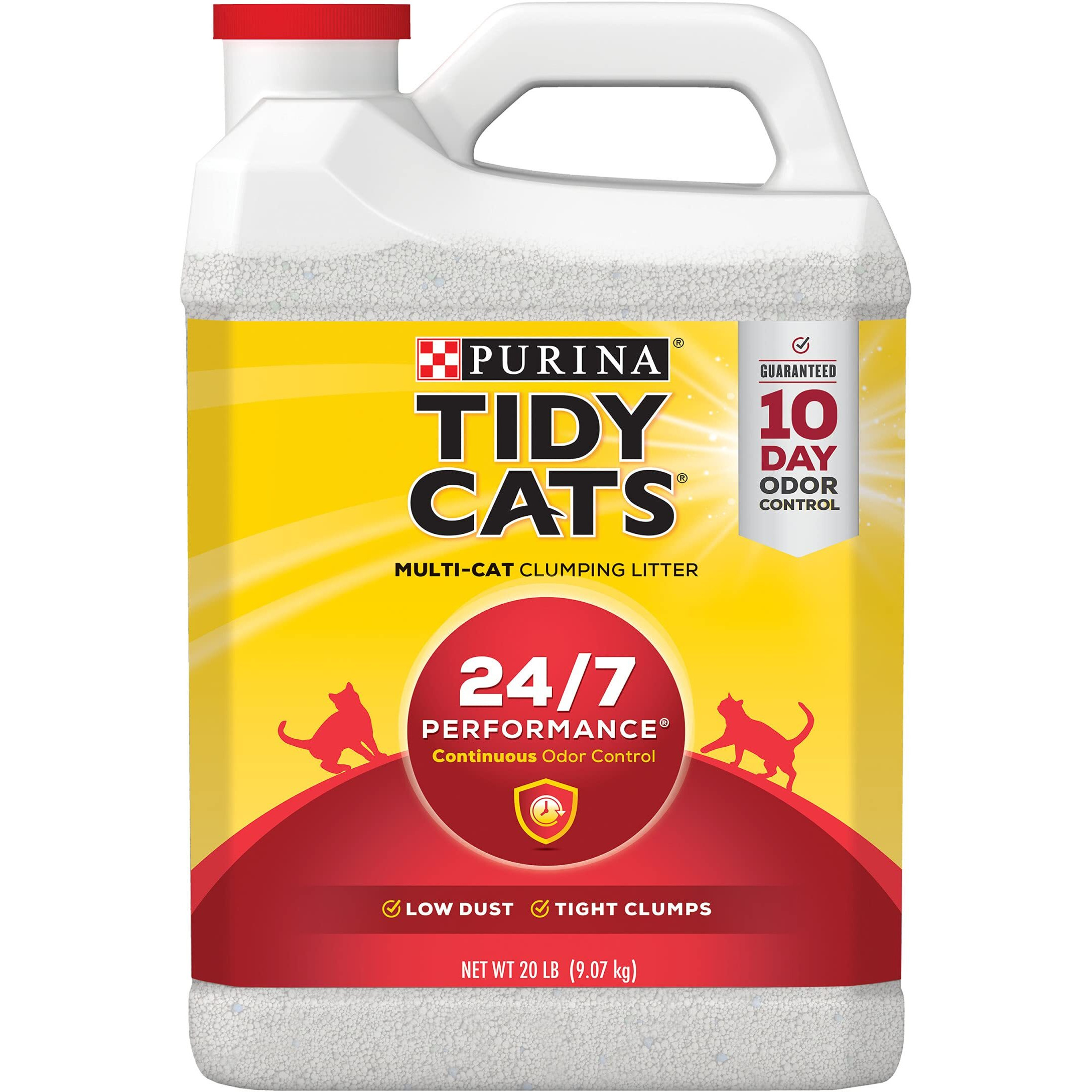 Tidy Cats Scoop Cat Litter Box, For Multiple Cats, 20 Lbs