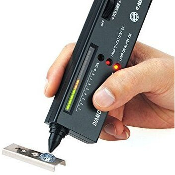 High Accuracy Professional Diamond Tester Pen Jeweler Tool For Novice And Expert - Diamond Selector Ii 9V Battery Included(Black)