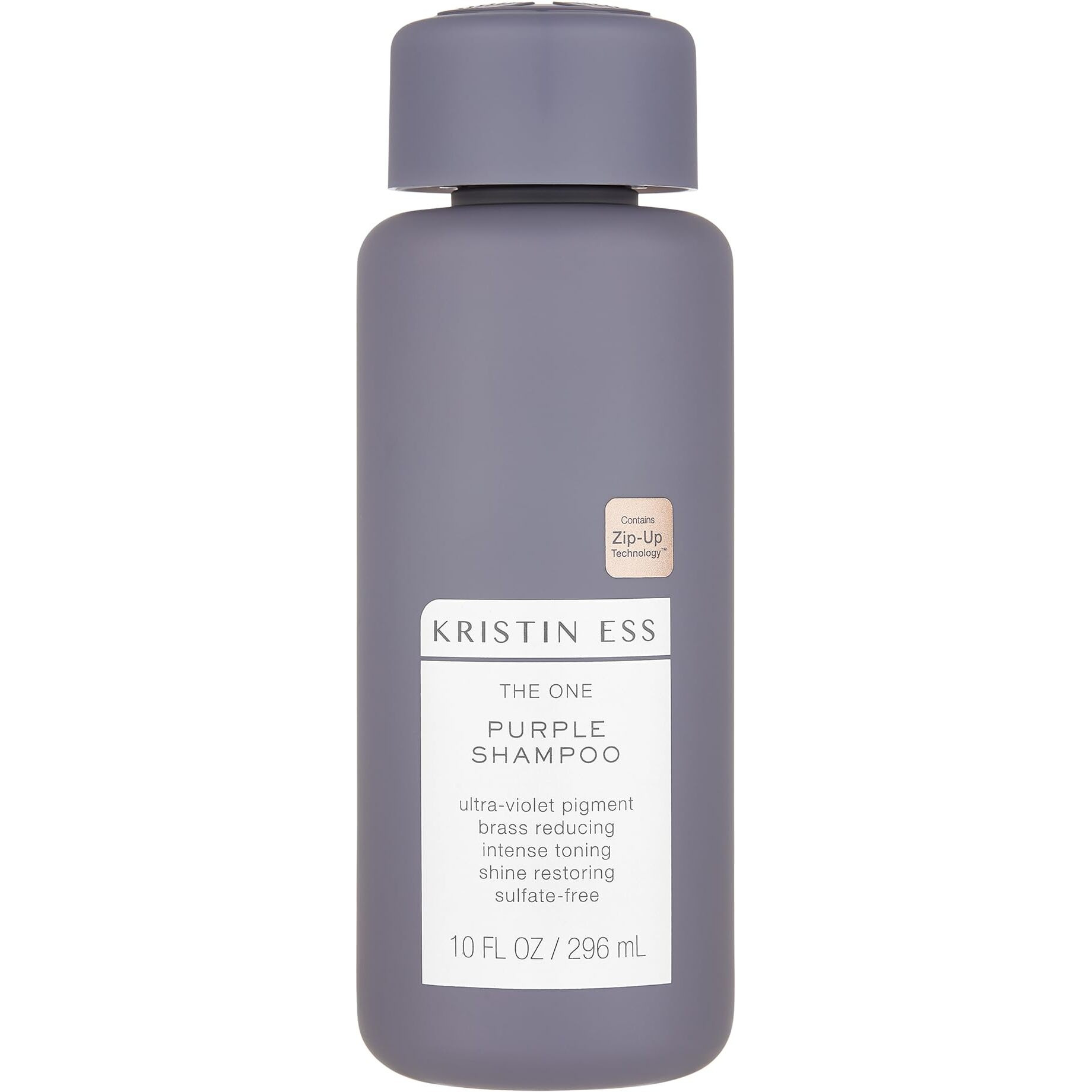 Kristin Ess Hair The One Purple Shampoo For Toning Blonde Hair - Neutralizes Brass + Yellow Tones, Shine Restoring - Sulfate, Silicone And Paraben Free, Color + Keratin Safe, 10 Fl. Oz.