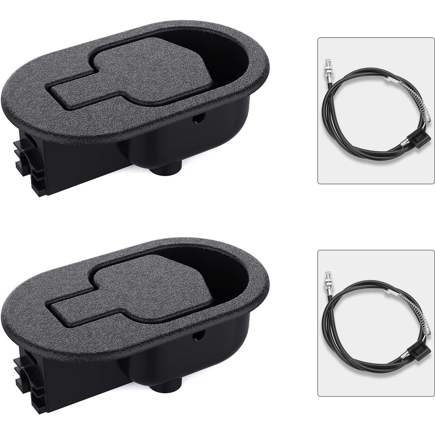 Baridwon 2 Set Recliner Replacement Parts, Durable Recliner Release Pull Handle With Recliner Pull Cable, Repair Replacement Parts Compatible With Most Furniture Of Recliner Chair Sofa Couch